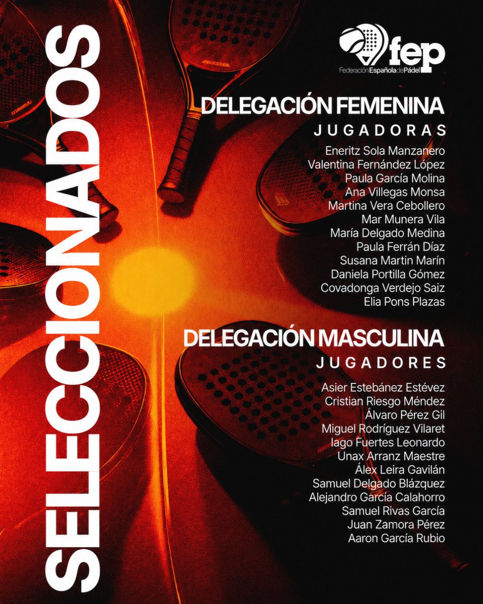 Federación Española de Pádel tweet media