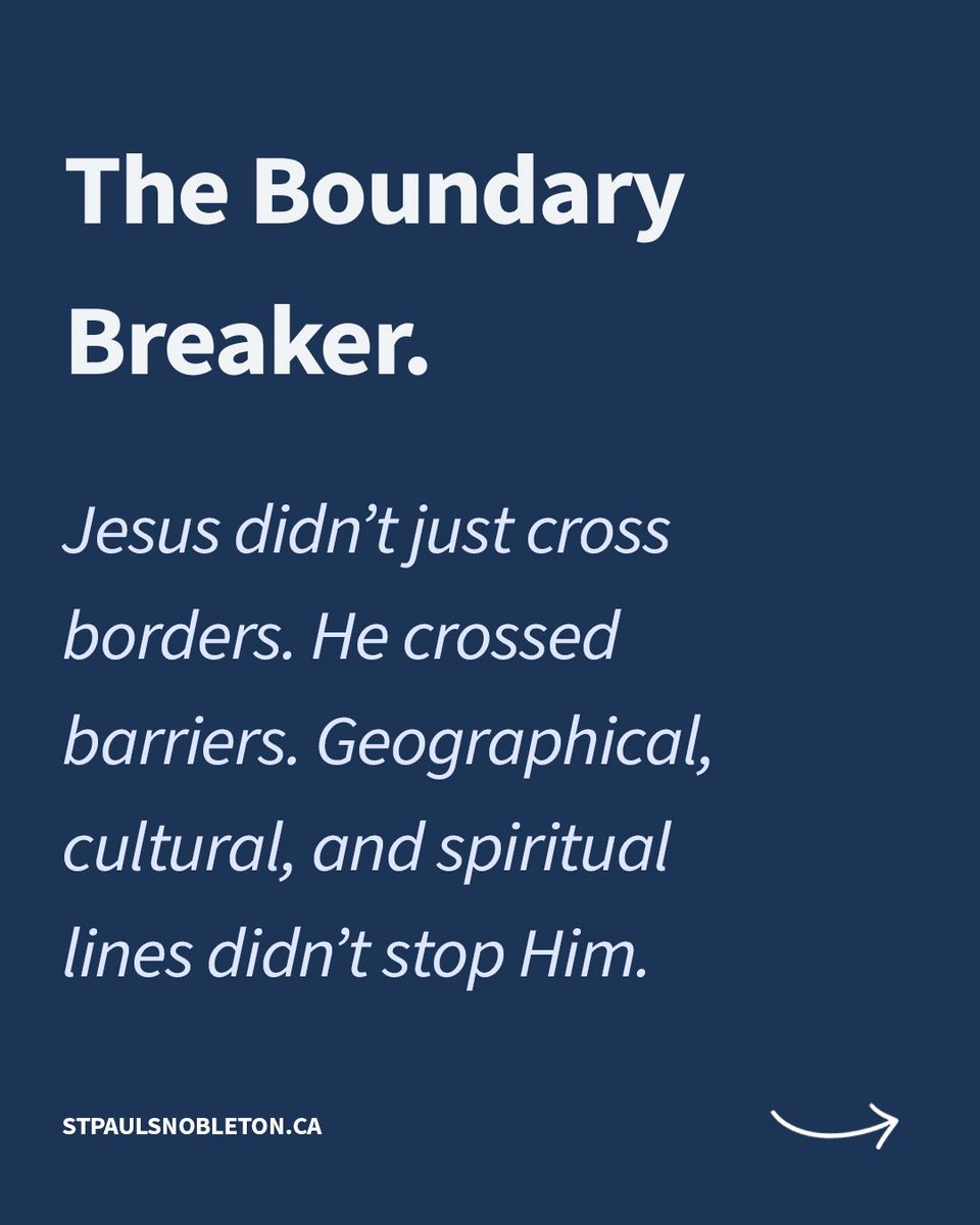 StPNobleton's tweet photo. The gospel breaks barriers, but only humility lets it in. https://t.co/o6uU2w3tJ2
