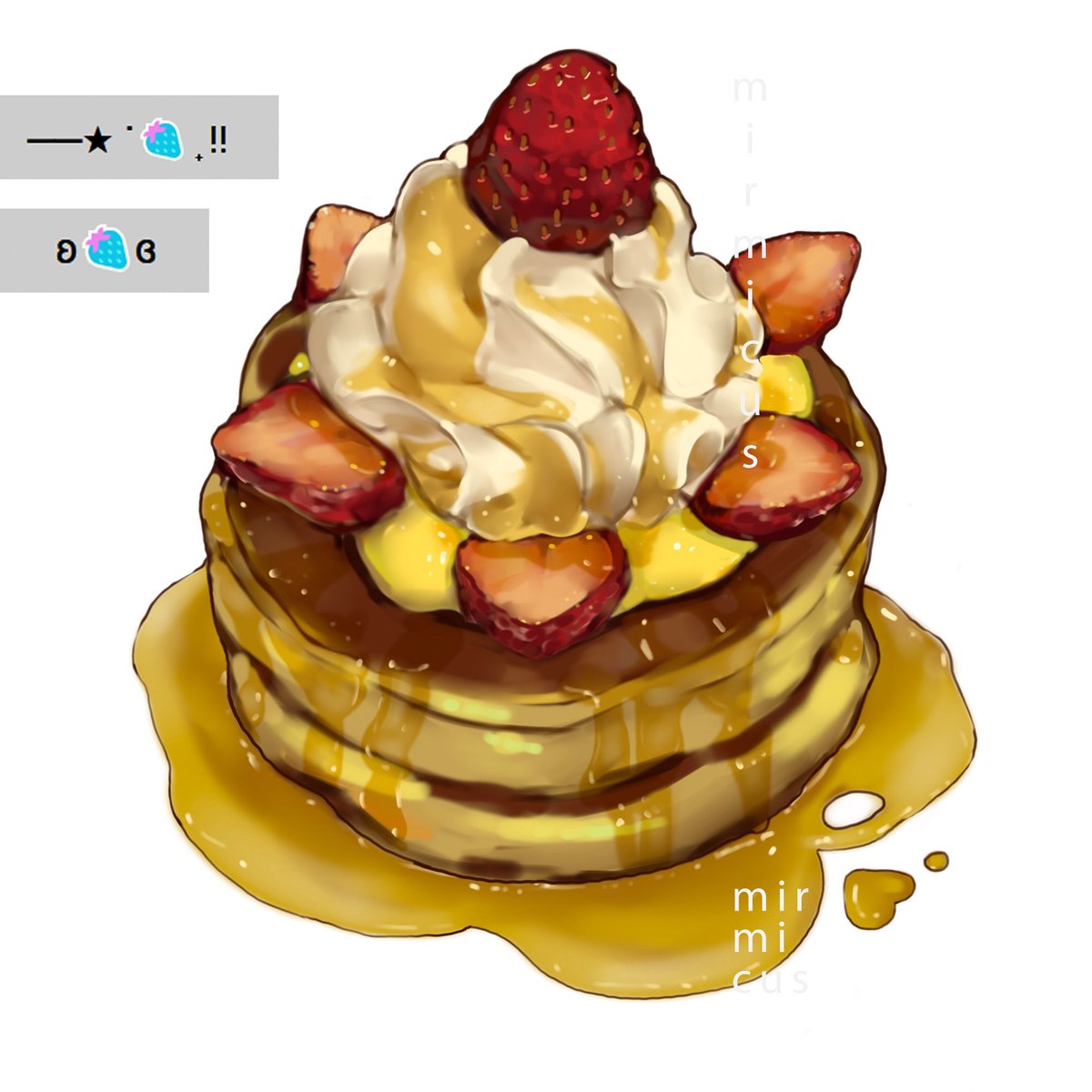 mirmicus's tweet photo. panc\\ake_S!
#digitalart #foodillustration #artstudy #cuteart #procreate https://t.co/8vzMiyMhmK
