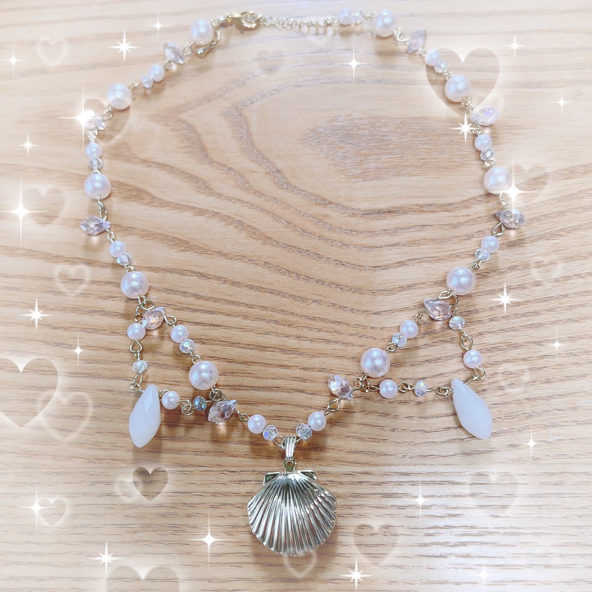 handmaidrena's tweet photo. 夏のチョーカーネックレス✨ https://t.co/yDeAw51bEw
