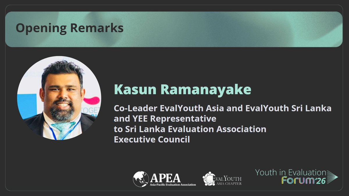 Asia Pacific Evaluation Association tweet media