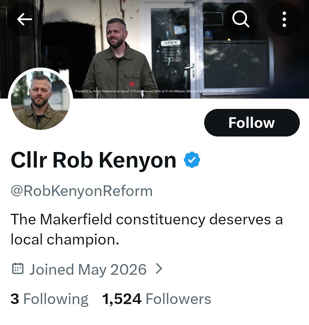 Parody Nigel Farage tweet media