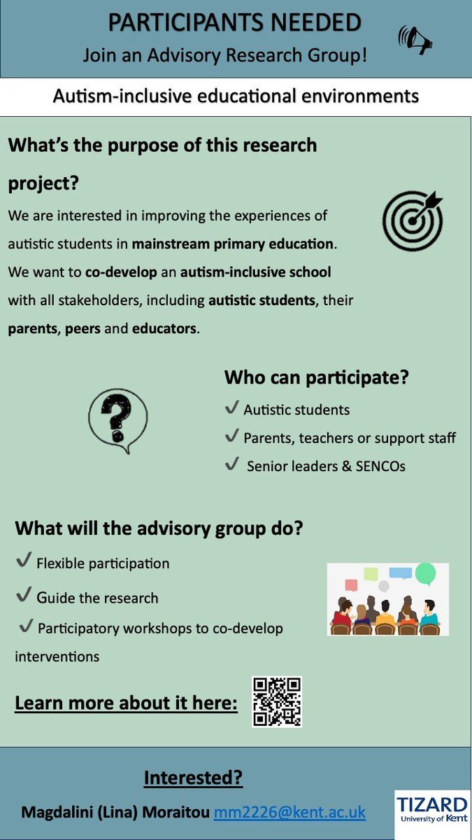 milton_damian's tweet photo. Participants needed for an advisory group for a research project: https://t.co/QqqGYvQbRT