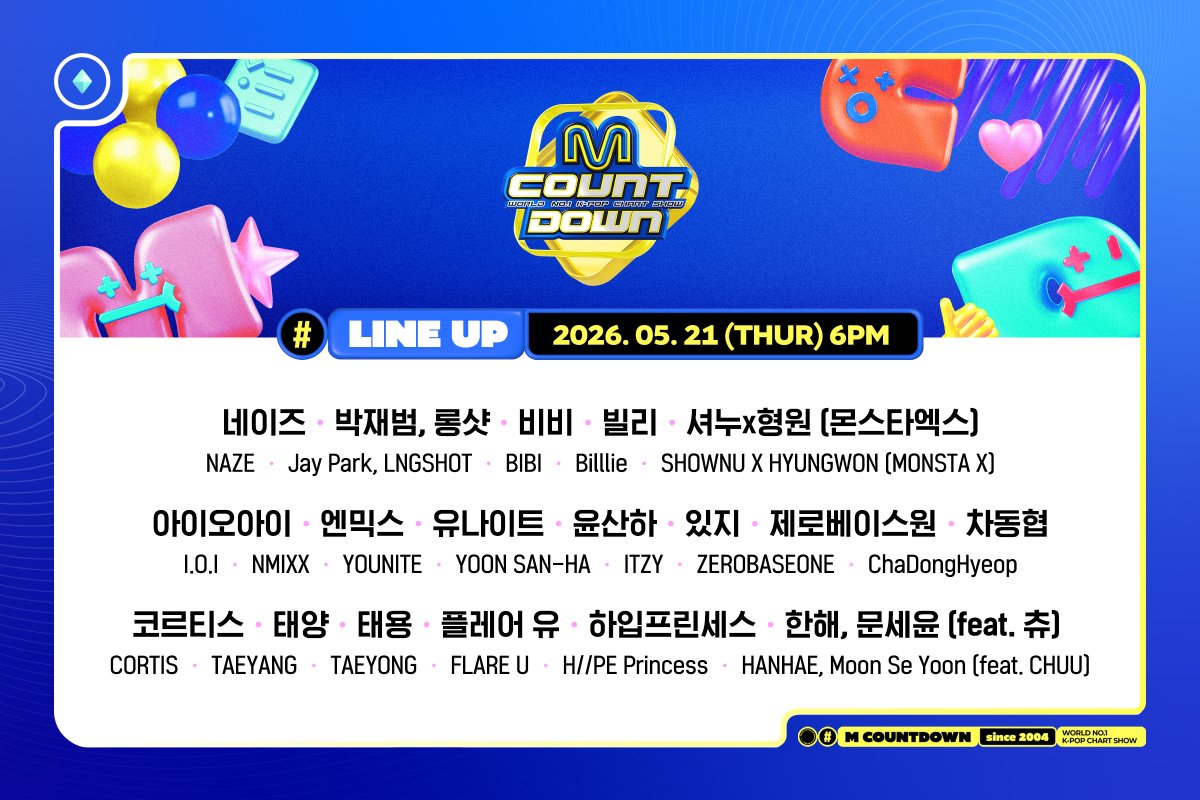 M COUNTDOWN tweet media
