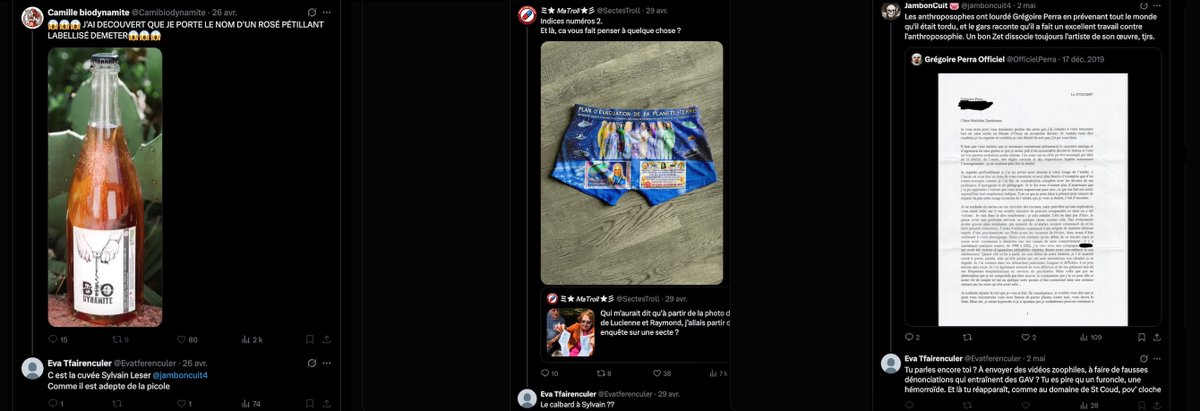 LaFactur's tweet photo. @Evatferenculer @Miviludes_Gouv @AssoCavesa @JeanneSoradt @2vanssay @Prefet91 @FantomeRudolf Tu es dingue, l'anti sectarisme est-il fier de toi? du moins avec toi Jeanne remplie sa coquille vide. Je n'ai jamais envoyé ds vidéos zoophiles, tes allégations sont immondes. Maman est morte, Sylvain Leser 
https://t.co/fzZExHLdSL https://t.co/c6EZLNO2FM https://t.co/5rGldC9Jww https://t.co/PSEb3KTKOX