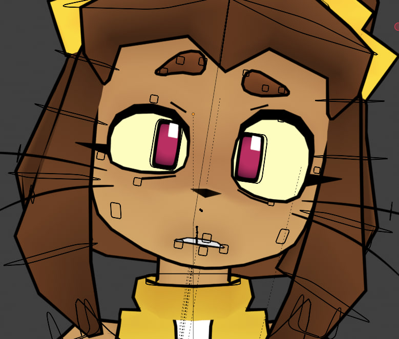 idkteam7's tweet photo. I don't really like how she turned out but uh... 

#gameoverse #kit #blender3d https://t.co/ofNdOcJzW4