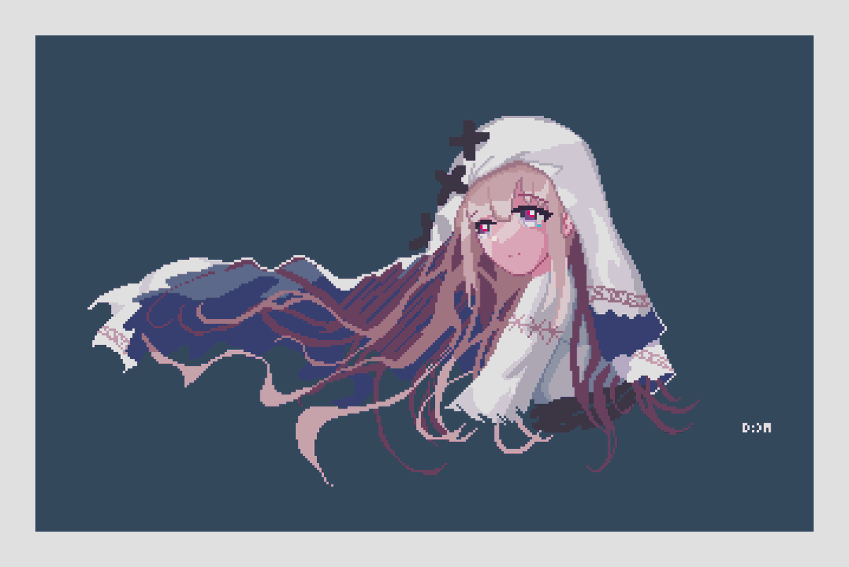 まのさば二次創作 #pixelart #ドット絵
