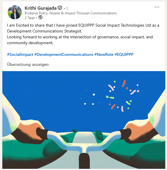 MEIG_Programme's tweet photo. We congratulate #MEIGProgramme alumna Krithi Gurajada on her new job! All the best for the start!

@UNIGEnews @unige_en @GSI_UNIGE @CEJE_UNIGE https://t.co/LxTaRbGEFW
