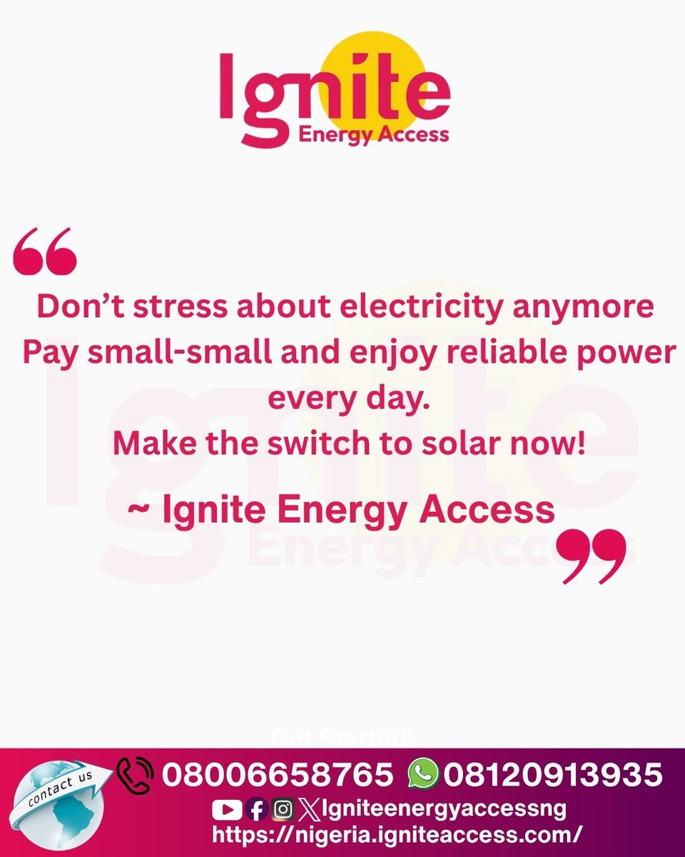Ignitepowerng's tweet photo. https://t.co/Zw69cClN5W