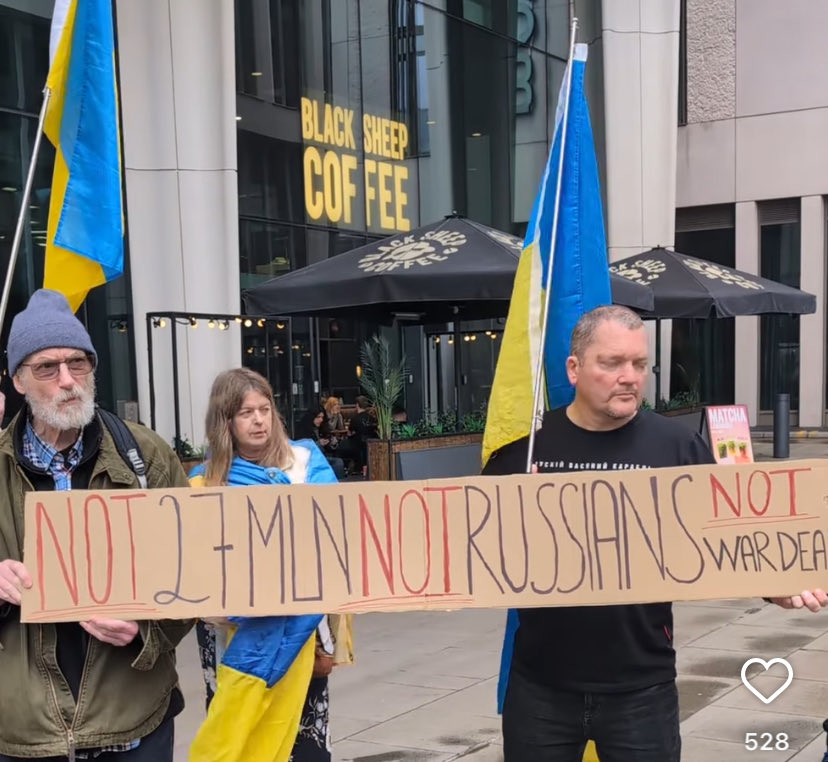 UkrainianH8125's tweet photo. History in pictures - taken from a rally posted on Instagram. russia claims that 27 million Russians died in World War Two - NOT TRUE #Ukraine #history #worldwar #colonisers #deported #killed #UK #US #Europe #Crimea #Tatars #Baltics #Lithuania #Poland https://t.co/7GX3xw7gAw