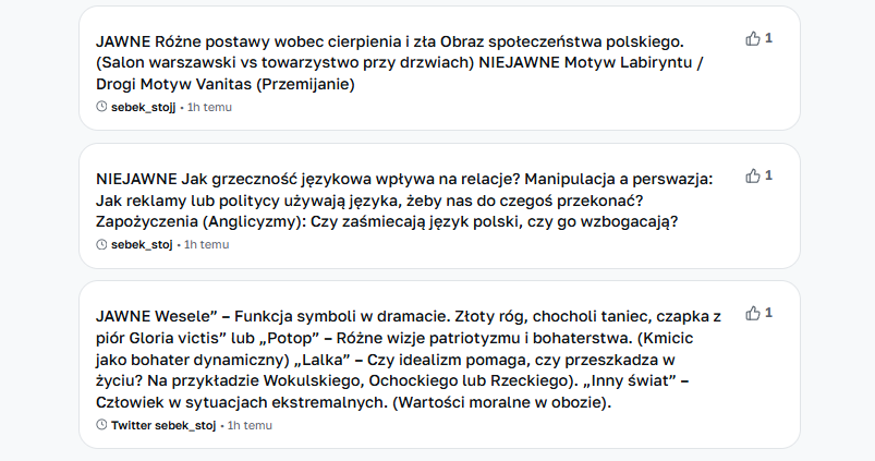 Henryk | przecieki/wyniki maturalne tweet media