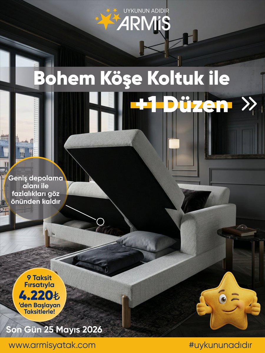 ArmisYatak's tweet photo. Tek ürün, birden fazla çözüm. Boheme Köşe Koltuk ile yaşam alanınızda hem depolama hem yatak hem de şık bir oturum alanı yaratın. 
👉 Detayları görmek için kaydırmayı unutmayın
👉 Şimdi inceleyin

https://t.co/iQ1BWT0GID
#armis #armisyatak #uykununadıdır https://t.co/tEHWVQmTH0