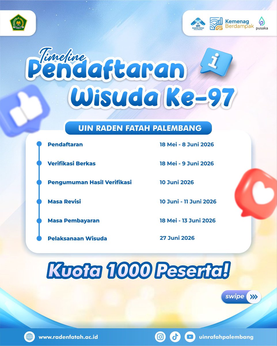 UIN Raden Fatah Palembang tweet media