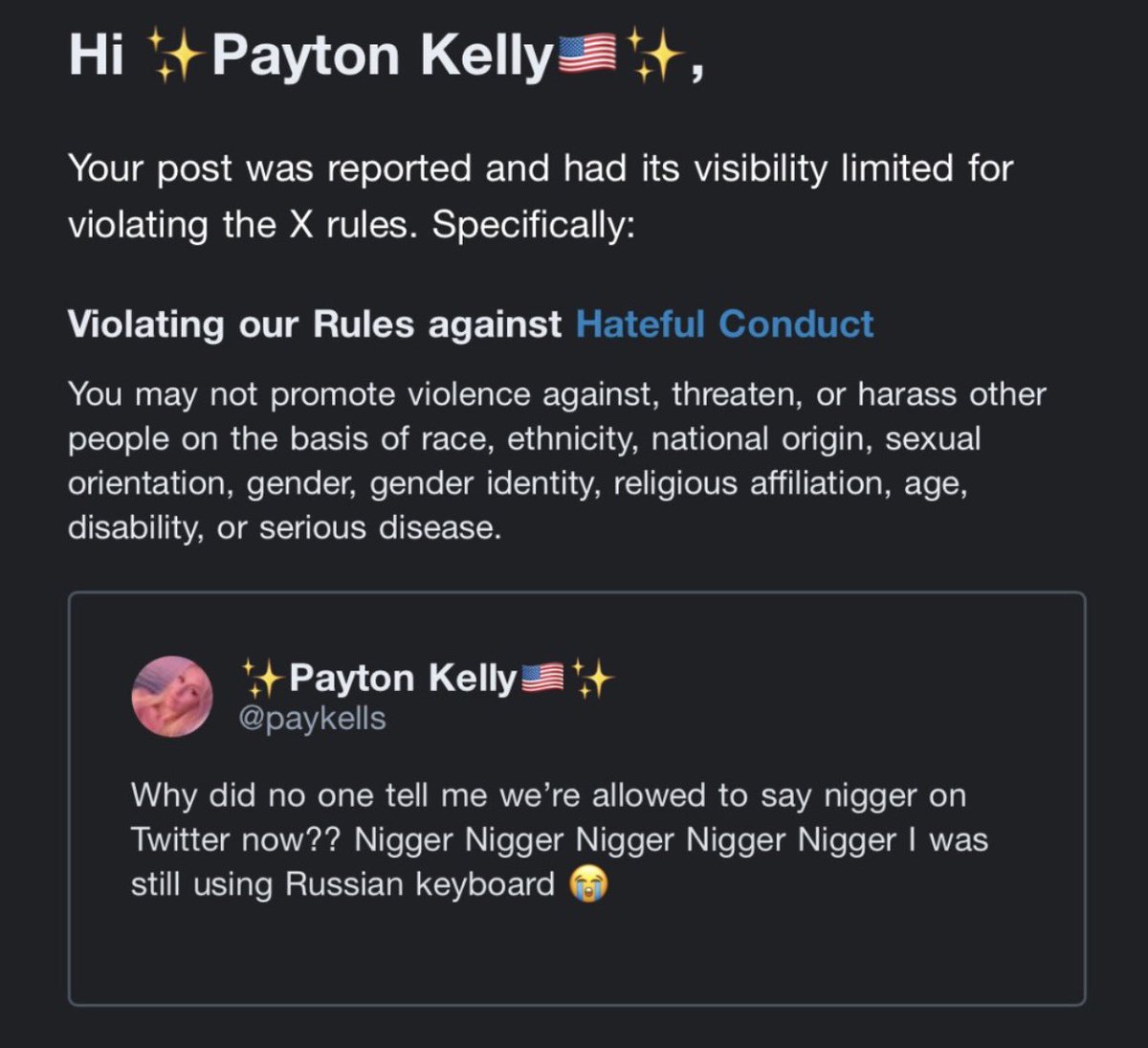 ✨Payton Kelly🇺🇸✨ tweet media