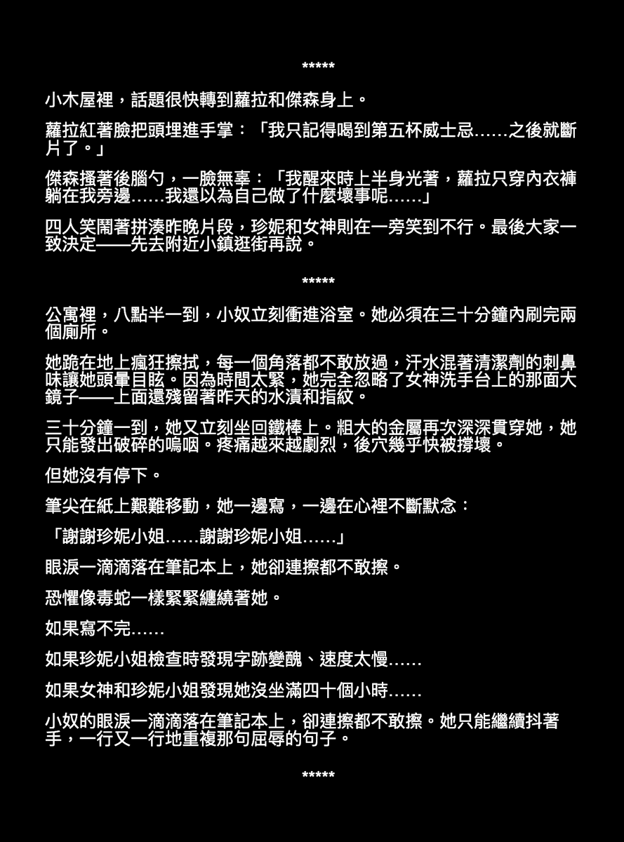 女神與小奴(長篇女女主奴小說) tweet media