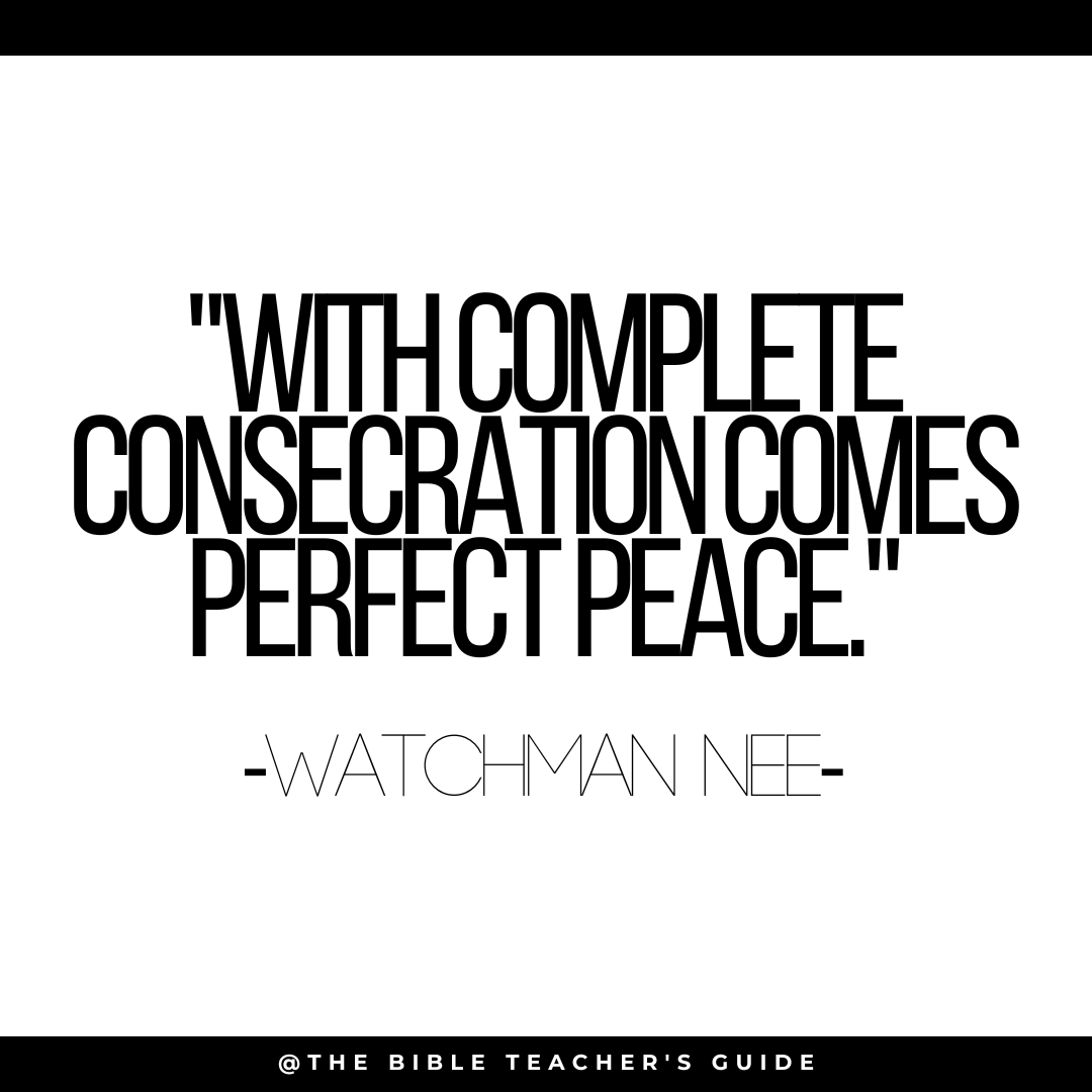 pgregbrown's tweet photo. 🗨️"With complete consecration comes perfect peace."🗨️

Watchman Nee

#thebibleteachersguide #biblestudy #bibleresources #spiritualformation #christianlife #christianinspiration #christianquote https://t.co/ggdtQPaxpS