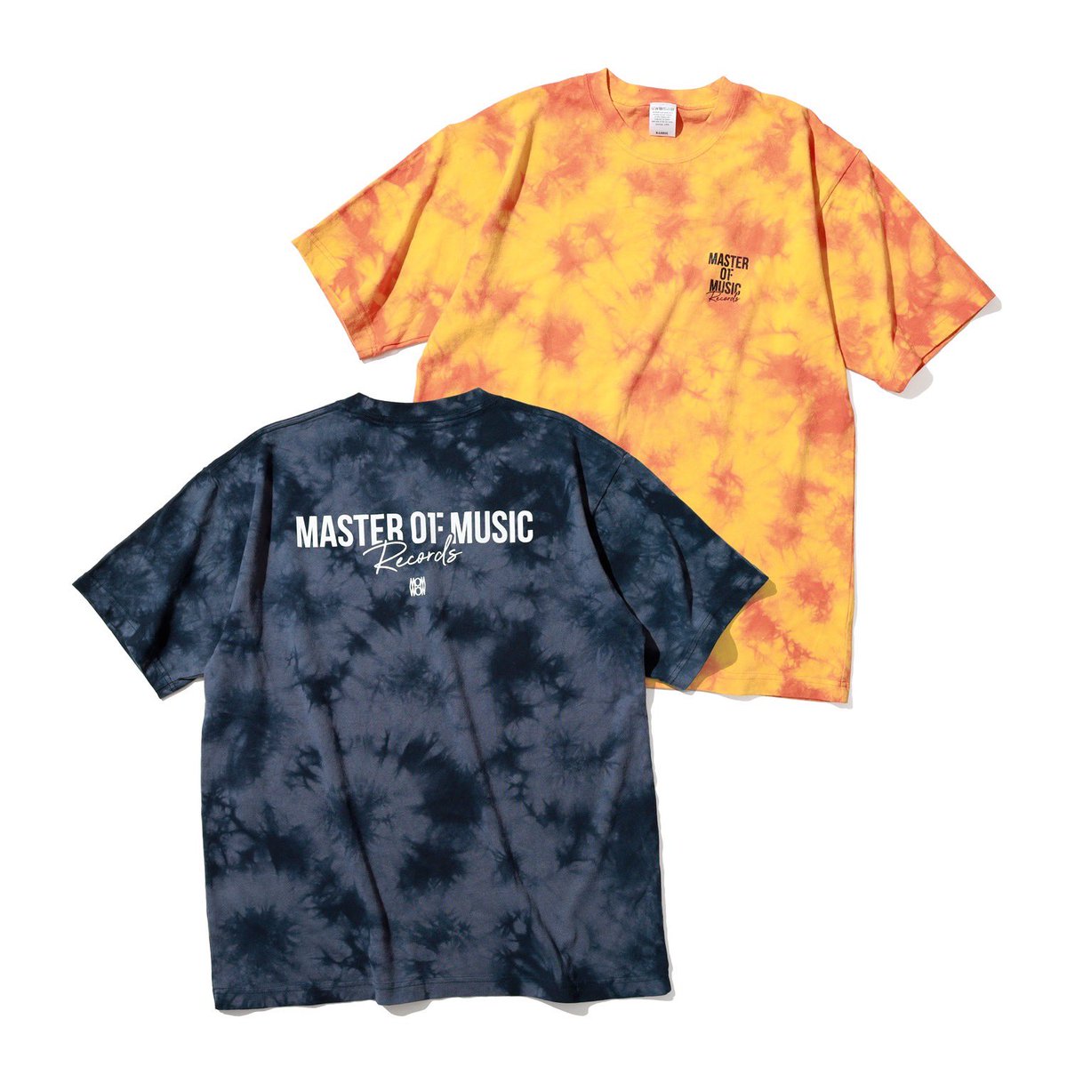 MASTER OF MUSIC RECORDS NEW ITEM ・MOMR TIE DYE Tee ・01 LOGO