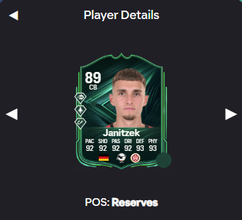 LukeGames_'s tweet photo. @MattHDGamer I got a few evo's i am happy with, nothing crazy... but here's a few i enjoy playing with.

Hancko i play ST , need a 3rd PS for him, Janitzek can play CB, LB, LM, LW, CDM https://t.co/EUf4qi3u7R
