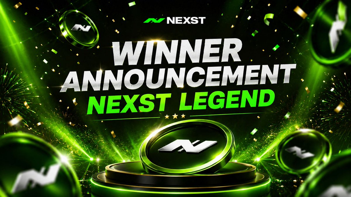 NEXST_AI's tweet photo. THE NEXST LEGEND Winners Announcement

Thank you to everyone who participated in The NEXST LEGEND! We are thrilled to see our community come together.

The official winner list is now finalized for the following categories:
•⁠  ⁠Leaderboard Winners (Top 1–10)
•⁠  ⁠Lucky Draw Winners (Eligible via 10+ completed quizzes)
•⁠  ⁠Exclusive VR Backstage Pass Winners (Eligible via 3+ K-POP quizzes)

Wallet addresses eligible for #SAI Credit rewards have also been determined based on AI quiz scores. 
Details will follow the SAI app launch.

Check the winning wallet addresses here:
https://t.co/BSH2Sj5GiL

#NXT Airdrop Wallet Verification Process:
1.⁠ ⁠Join the official NEXST Discord: https://t.co/fUl3yjvWJC
2.⁠ ⁠Open a support ticket.
3.Complete wallet verification.

Important: Your Discord account must be at least 30 days old. The verification period is strictly open from May 20 – May 22. Rewards will be forfeited if verification is not completed within this window.

Winners for the #NEXSTRUSH will be announced soon. Stay tuned!