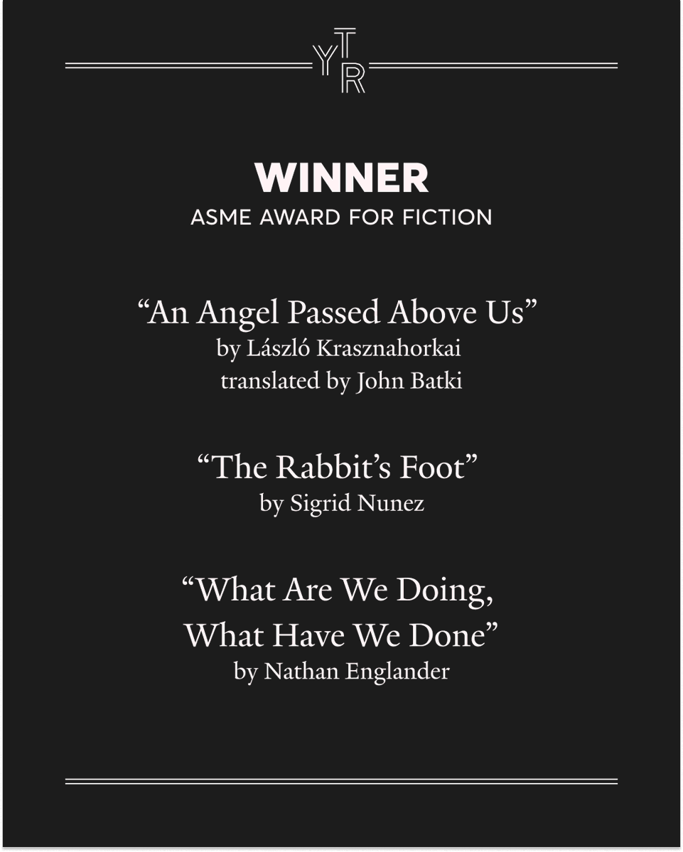 The Yale Review tweet media