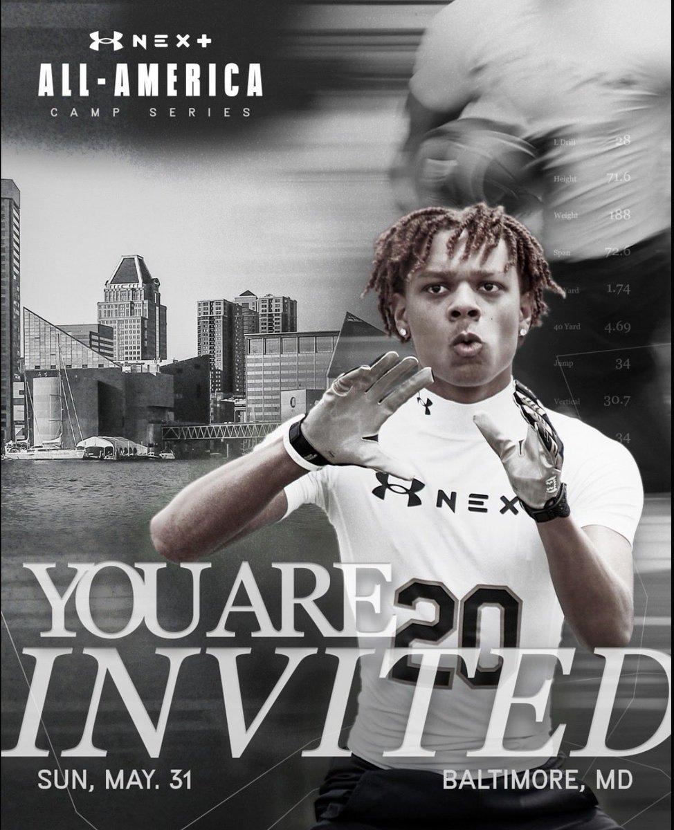 _Darnell13's tweet photo. Blessed to receive an invite to the Ua All America camp!! @CoachQuick_ @DemetricDWarren @TheUCReport @CarrollDC_FB https://t.co/2Q6RCYYgCP