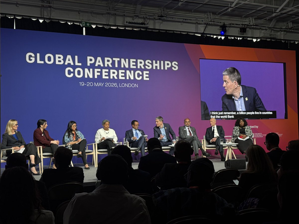 aden_alinur's tweet photo. Day#2 of Global Partnerships Conference. 19-20 May 2026, London. One of the interesting panels of the conference! https://t.co/MjA5NgMlcf