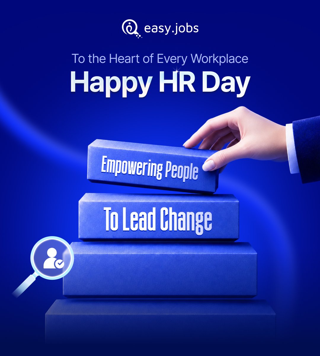 GoEasyJobs's tweet photo. Happy International HR Day! 🌍

HR professionals don't just hire talent. They shape the cultures that keep talent.

Here's to every HR leader empowering their people to lead change.

#HRDay2026 #EmpowerPeople https://t.co/sKCo8Jdt1M