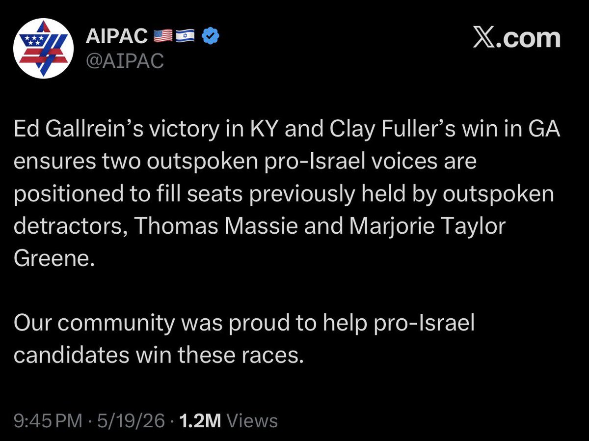 MooseSafa's tweet photo. @tedcruz Is it hate if AIPAC openly confirmed it too? https://t.co/rJi4N7tT3j