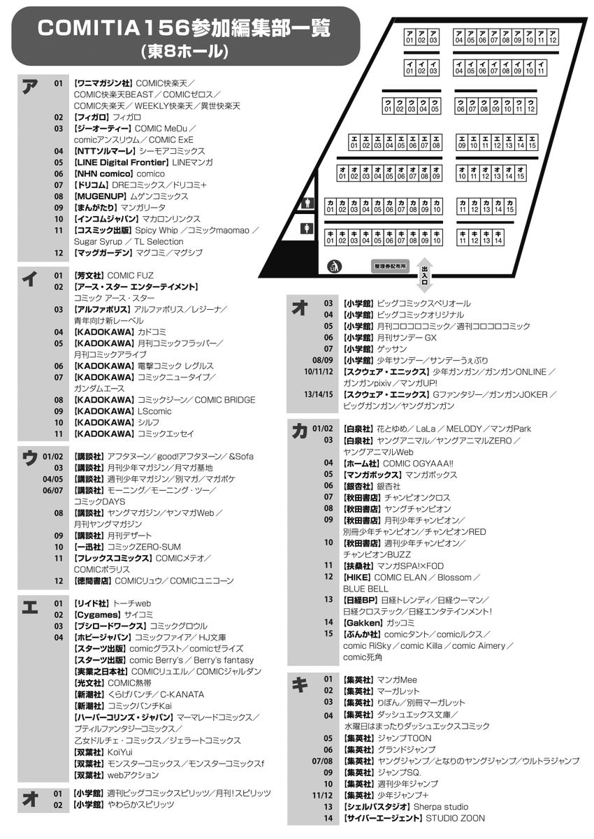 てとページ 6/7開催「#COMITIA156」出張編集部】 94ブース・150誌が出展します