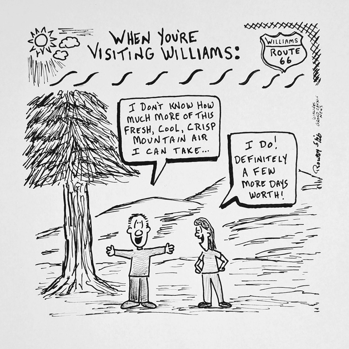 FetchReynolds's tweet photo. #RowdyWalkerCartoons #editorialcartoon #editorialcartoons #editorialcartoonist #williamsgrandcanyonnews #route66 https://t.co/rxvTJ2q4Ib