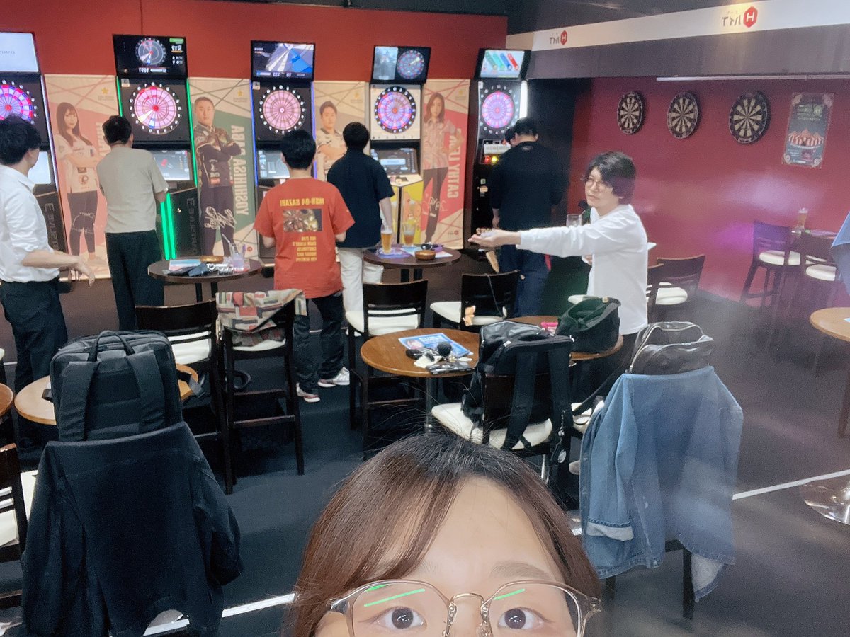 ayk_darts's tweet photo. ジャパンリーグ開幕戦！
不在のリーダーゆさ氏のために頑張るぞ😤 https://t.co/0ibIIDmryA