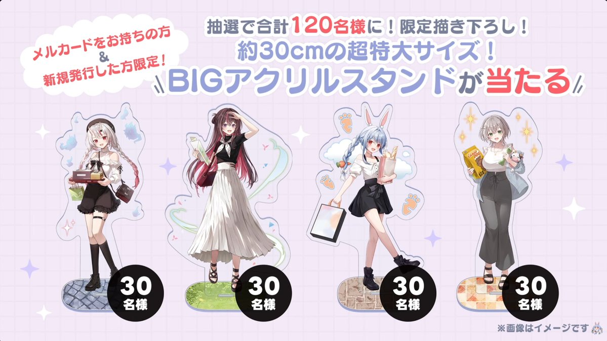BIGアクリルスタンド！かわいい！！ #ホロと楽しむメルカード