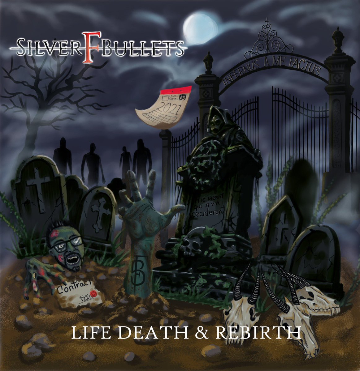 SilverFBullets's tweet photo. Bienvenidos a la metamorfosis. Esto es ‘Life, Death &amp; Rebirth’. 💿
La espera terminó. Este es el arte que acompañará nuestro nuevo material de estudio. El mapa visual del caos que se avecina el próximo **6 de Junio**.
#silverfbullets #lifedeathrebirth #albumart #MetalMexico https://t.co/5r4H55lD02