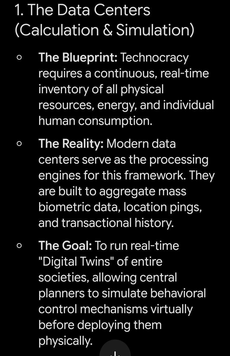 X1Energy's tweet photo. We are dealing with a literal depopulation mind control cult connected to Elon Musk's grandfather. The data centers are surveillance centers to calculate and manage in real time direct brain interface. They want to control &amp; manipulate thoughts emotions, feelings, reality. https://t.co/KV3R7yncSC
