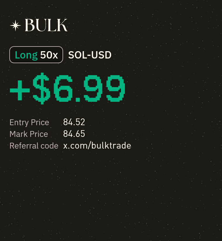 RichmVs's tweet photo. Trade SOL-USD perps on @bulktrade https://t.co/63Lrgzra3I
