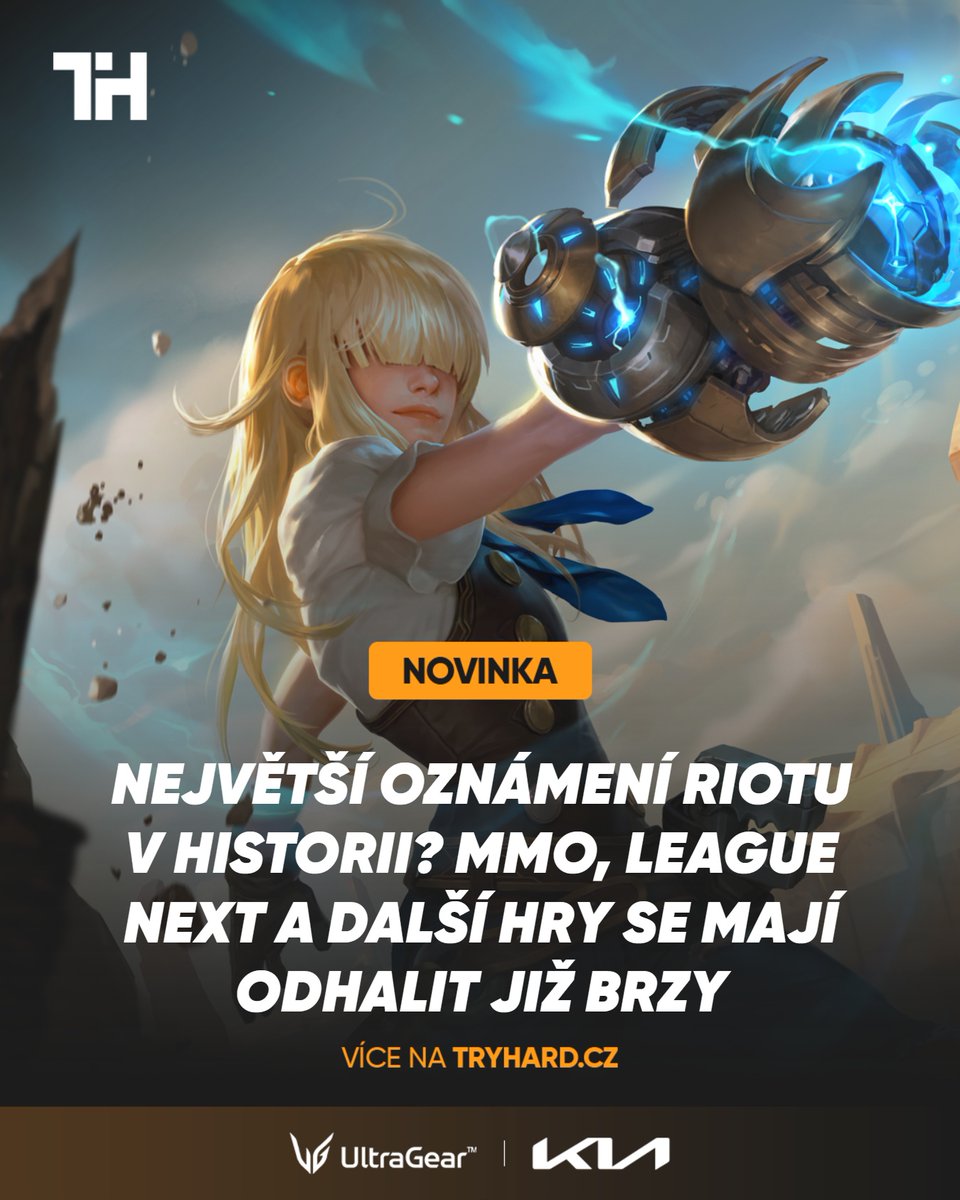 Tryhard_cz's tweet photo. Riot by podle spekulací a informací od insiderů měl přinést své dosud největší oznámení o budoucích hrách.

👉 https://t.co/coAnWpYUsh
