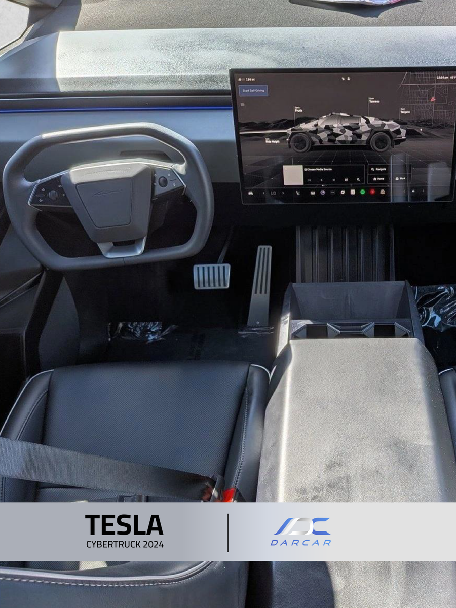 SaDarcar's tweet photo. Tesla Cybertruck
_____._____._____._____

المواصفات:
 الموديل/ 2024🔹
 الحاله/ مستخدمه🔹
 الممشى/ ١١ الف ميل🔹
المحرك/ electric - ٦٠٠ حصان🔹
اللون الخارجي/ فضي فولادي🔹
اللون الداخلي / اسود🔹
الجنط مقاس/ 20🔹
Foundation Series🔹
Apple CarPlay & Google Android🔹
نظام الملاحه ( الخرائط)🔹
كاميرا ٣٦٠ وحساسات🔹
قيادة ذاتيه متكامل🔹
النقاط العمياء🔹
الدخول الذكي🔹
شاشه خلفية🔹
الدخول الذكي🔹
شاشة عرض أمامية🔹
تسخين عجلة القيادة🔹
تسجين وتبريد المقاعد🔹
شاحن وايرلس للهواتف الذكية🔹
تحكم كهربائي للمقاعد وتخزينها🔹
اضاءه اماميه LED Intelligent High Beams🔹
نظام تحذير الخروج عن المسار Lane Departure Warning🔹

___._____._____._____
💰   السعر/ ٣٢٧ الف ريال سعودي🔹
⏪️ السعر المذكور شامل جميع المصاريف من(تخليص جمركي / نقل / شحن / تأمين إلزامي / اصدار لوحة واستمارة/ توصيل الى باب العميل) عدا ( الجمرك وضريبة القيمة المضافة)
_____._____._____._____

للحجز والاستفسار
جاهزون للرد على جميع طلباتكم واستفساراتكم على:
💬⏬️
واتس اب✔️
+966 58 000 8555
الانستقرام✔️
https://t.co/ffYMpx5i18▫️