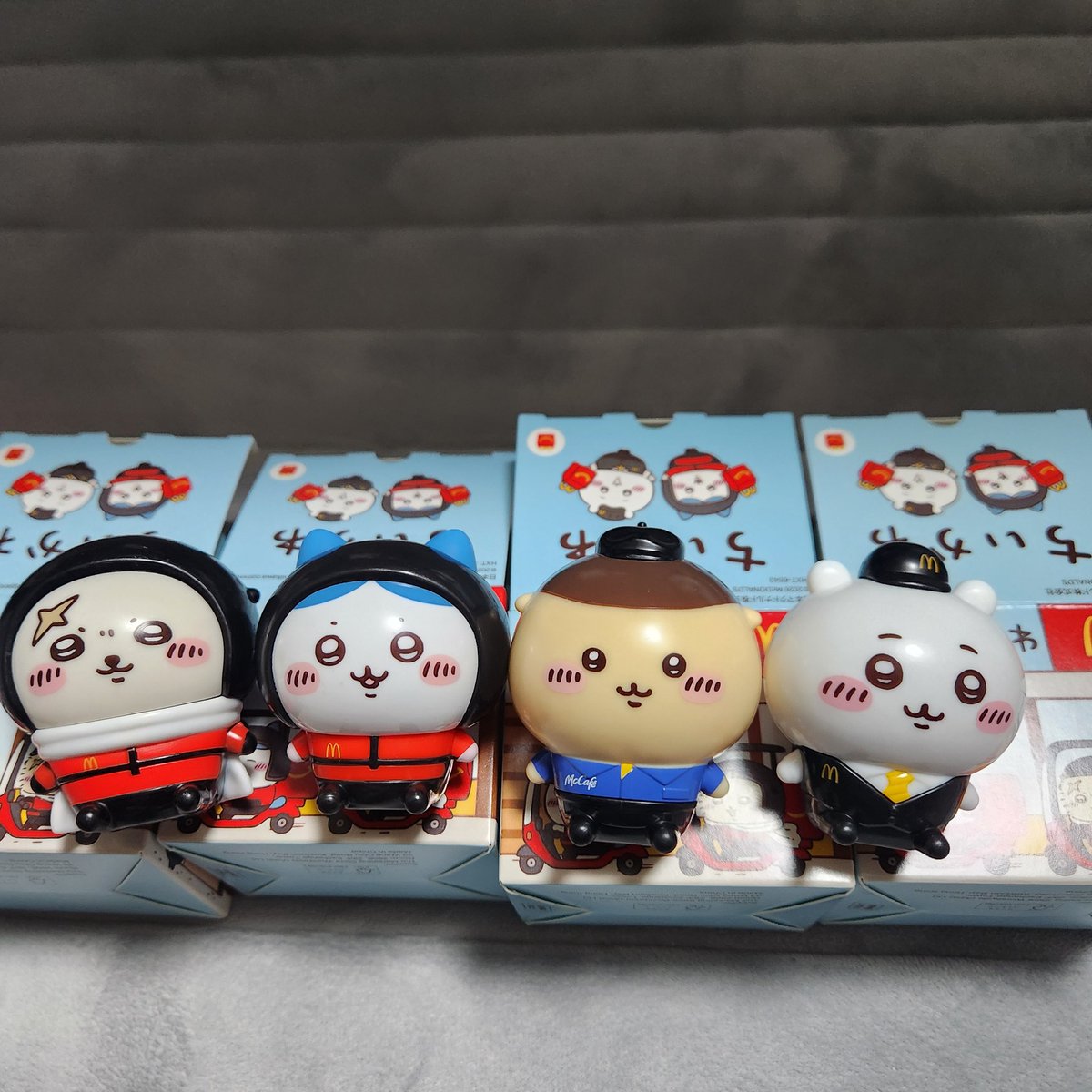 koyashigelovers's tweet photo. マクドナルドのハッピーセット
ちいかわ第1弾忘れてた〜
5日も過ぎてりゃ…‼️普通にあった。
初日並ぶでも無いけど残ってるなら揃えて良いよね。 https://t.co/8akzEvZ7qW