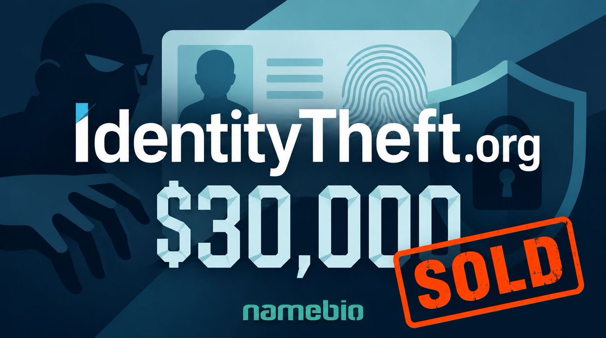 NameBio's tweet photo. Yesterday saw $1.1 million in domain name sales including:

$38,900 Atuin․com
$30,000 IdentityTheft․org
$29,127 Osiro․com
$14,900 Evaluator․ai
$12,500 Sponge․co
$10,486 Scan․it
$10,000 Fromo․com

Full list 👉 https://t.co/j0CYSAgQrR

#Domains https://t.co/4LHOSK5ocJ