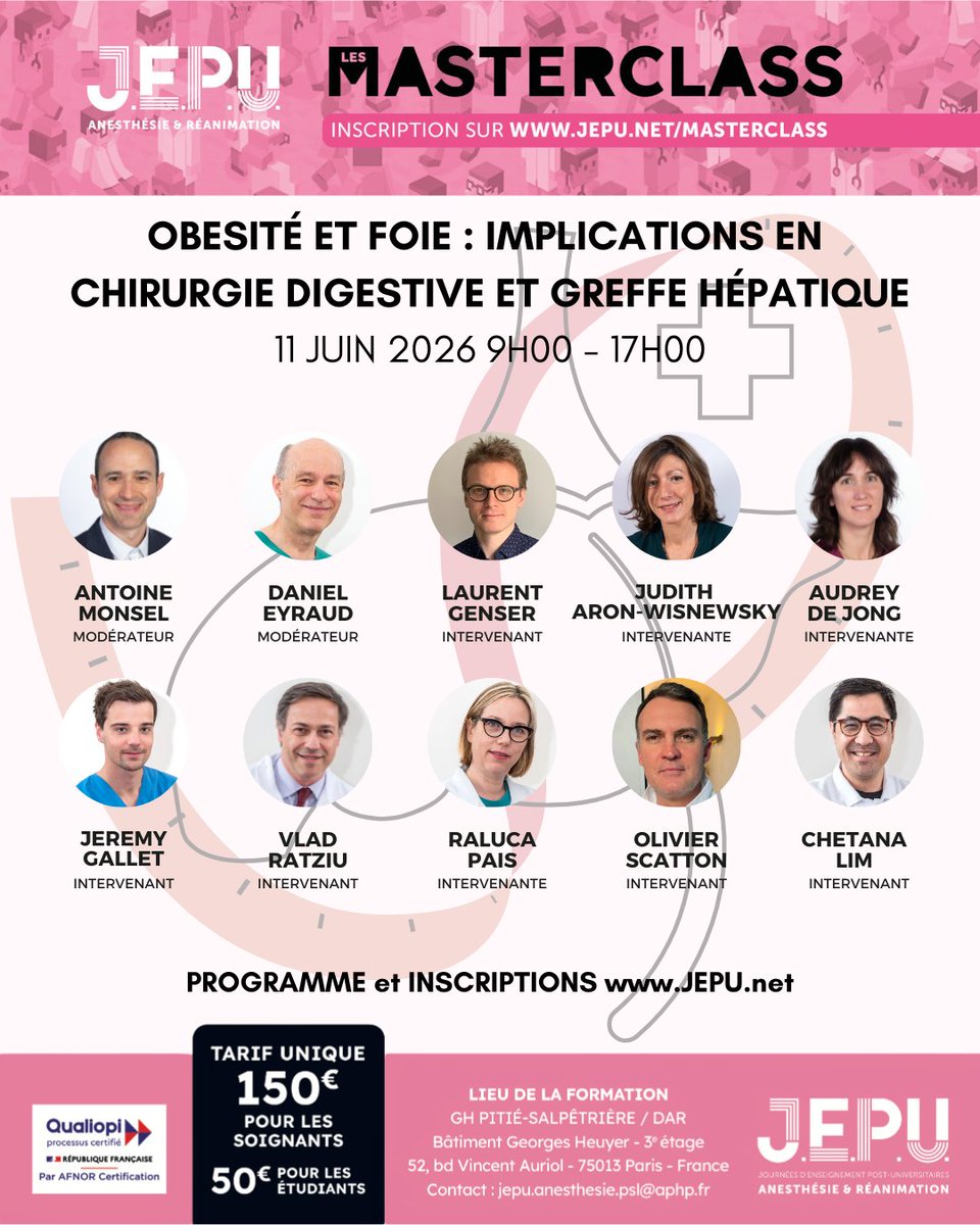 Les MASTERCLASS des J.E.P.U. tweet media