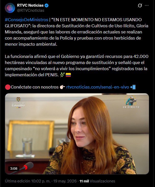 María Fernanda Cabal tweet media
