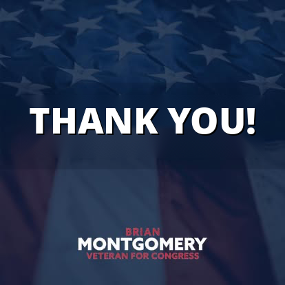 Vote_Montgomery's tweet photo. Last night was not the outcome we hoped for, but Carrie, the kids, and I are grateful for the journey and for every person who stood with us.

Thank you to every voter across Georgia’s 1st District who participated in this election. I am grateful for the conversations, encouragement, and trust so many of you shared with me along the way.

To our volunteers, supporters, donors, friends, and family, thank you. You gave your time, energy, prayers, resources, and belief to this campaign, and we could not have done it without you.

I am proud of the race we ran. We showed up, listened, worked hard, treated people with respect, and left nothing on the field.

This campaign was about service, leadership, and a belief that Southeast Georgia deserves people who are willing to step forward and do the work.

Thank you for believing in me, our family, and this campaign.

God bless Georgia’s 1st District, and God bless the United States of America.