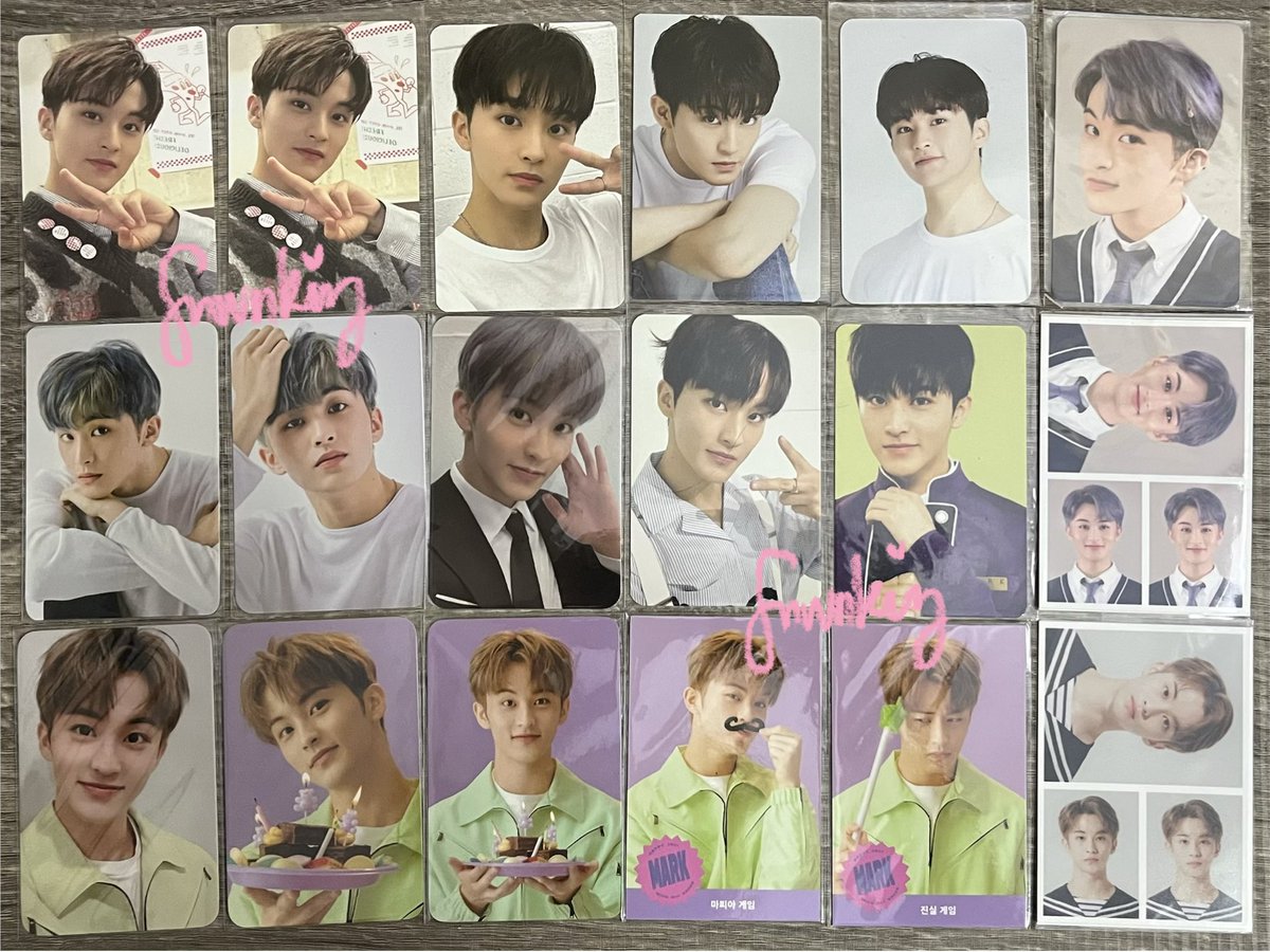 snwnkiz's tweet photo. wts lfb ph only 

random mark pc set
— ₱1,200 

• strictly sold as SET
• onhand
• loc: makati/taguig

🤎 reply mine or dm me if inch! 

🖇️ mark nct season’s greetings game card 127 dream https://t.co/2bb7X2Q7xs