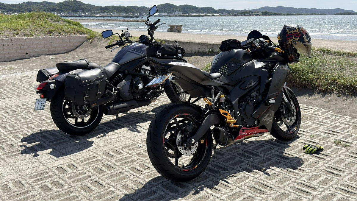 chrisno77's tweet photo. 久しぶりの千葉ツー😊

#zx4r #zx25r #kawasaki #ninja #Trickstar https://t.co/uZWeU7aael