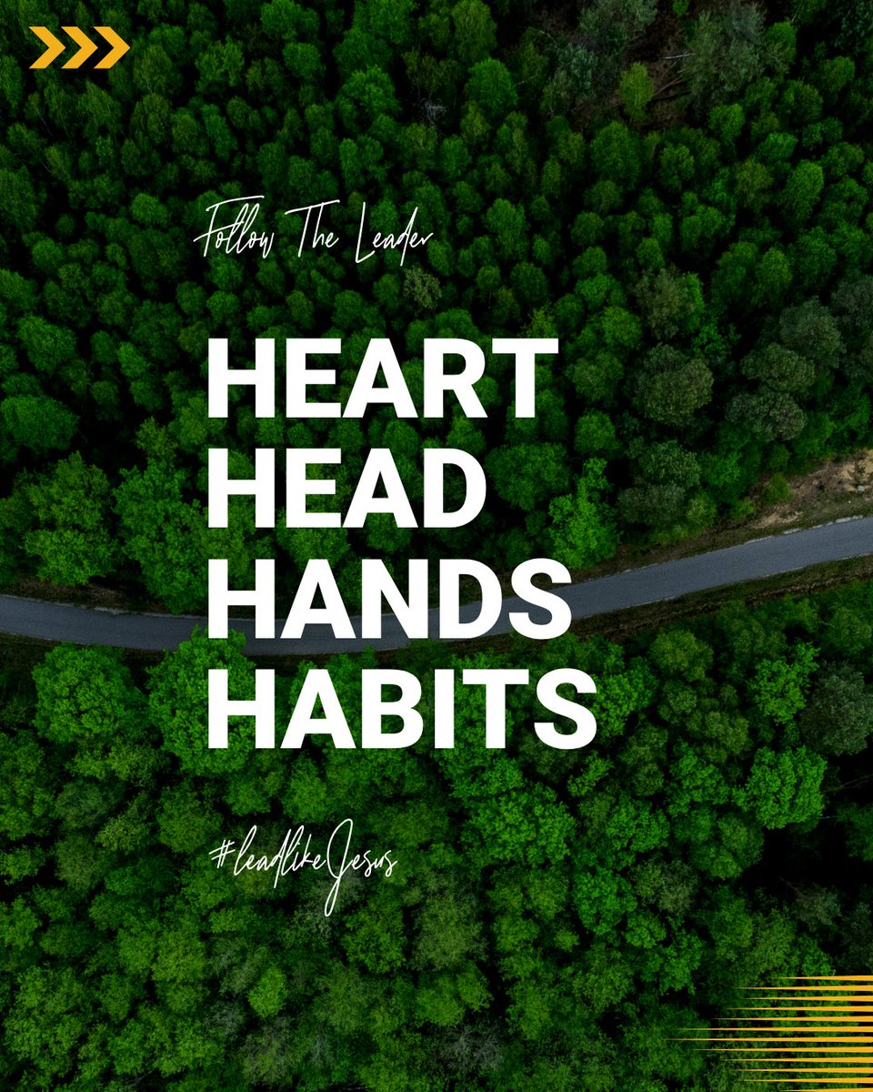 LeadLikeJesus's tweet photo. Leadership isn’t one-dimensional.

It’s alignment.

Heart — who you are
Head — what you believe
Hands — what you do
Habits — how you live it out daily

When these are aligned, leadership becomes consistent, authentic, and impactful.

👉 Explore the full framework: https://t.co/VZtUw5bZFp