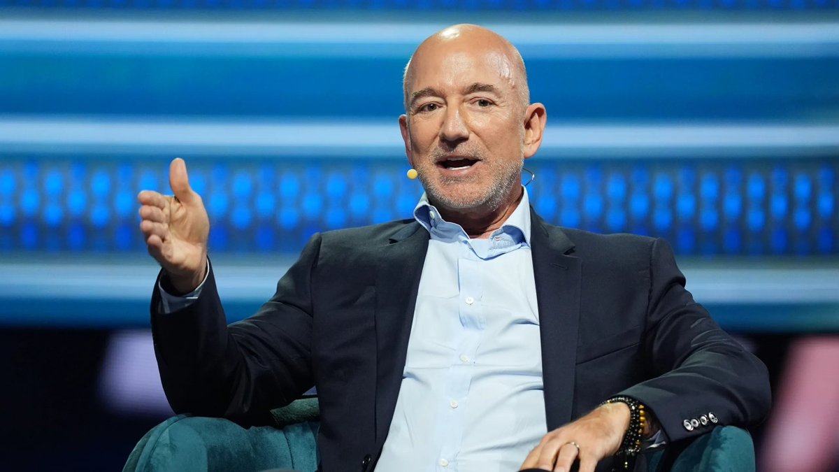 PolymarketMoney's tweet photo. Jeff Bezos said “you could double the taxes I pay” and it still wouldn't fix the problem arguing the real issue is government policy. https://t.co/1ubj51ovMT