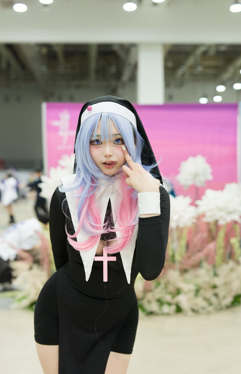 JsyPic99's tweet photo. 2026.05.16.토요일_부산 코믹월드
레빗홀 미쿠 수녀
코스어 : @hililan_ 님!
#cosplay #Miku #Vocaloid https://t.co/Hl2dKNJ8O2