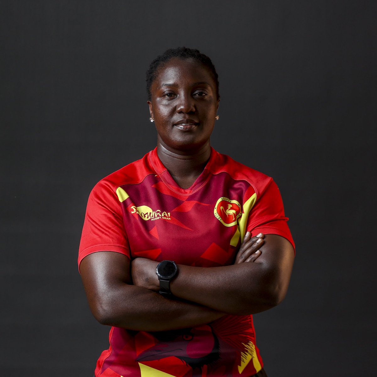 Thunderbirdsrug's tweet photo. Fully behind you as you compete in the Rugby Africa Women’s Cup in Kenya. 

L-R: Angela Nanyonjo, Nakalembe Phoebe, Yvonne Najjuma, Beth Asaba 

Let’s goo 🇺🇬💪

#ThunderbirdsAttitude #WomenInSport https://t.co/2IhjgdVnyt
