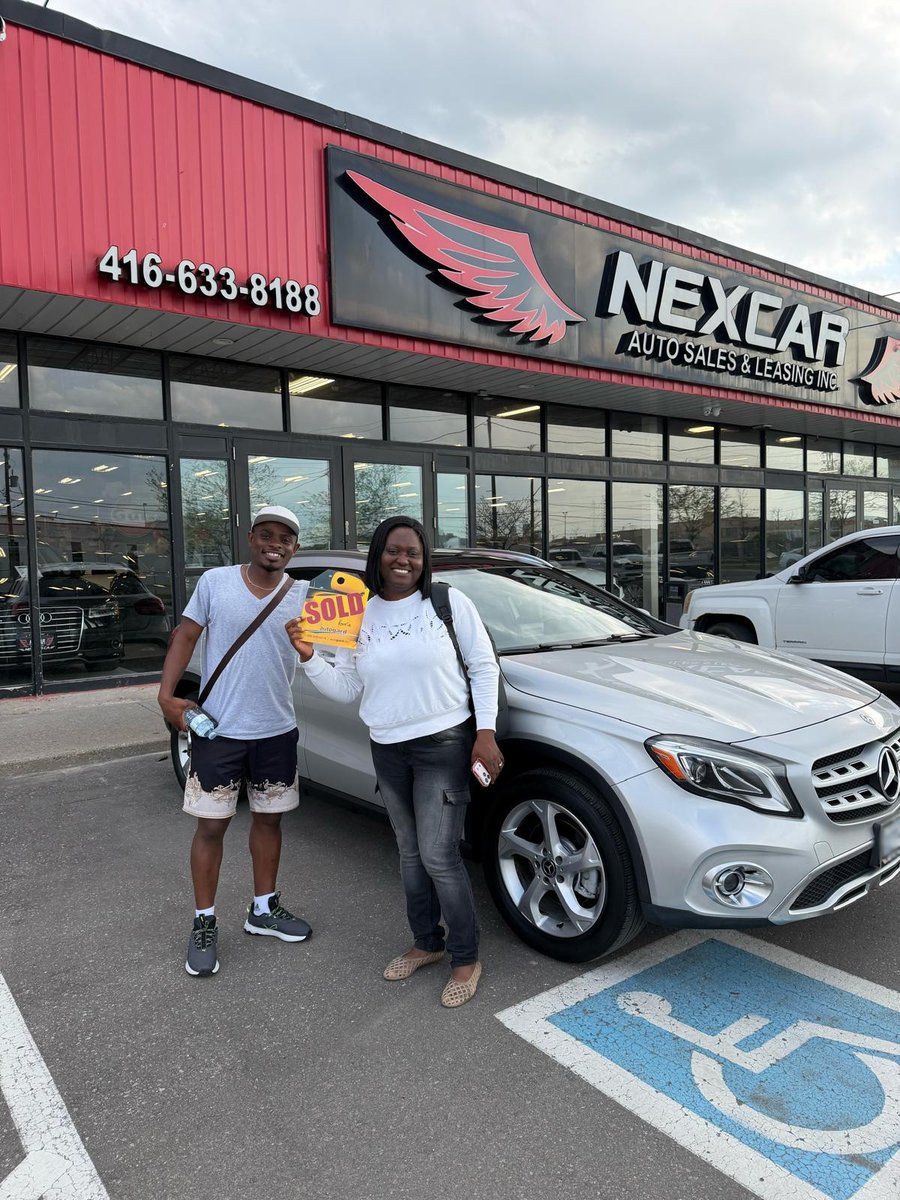 NexcarAutoSL's tweet photo. Another #happycustomer drives away in style from #NexcarAutoSalesLeasing! 🎉 #Congratulations on your beautiful #2018Mercedes-#BenzGLA250 🖤🔥. 
https://t.co/KOGlLdQmhd
#Nexcar #MercedesBenz #GLA250 #2018GLA250 #LuxurySUV #UsedCars #CarDealership #TorontoCars #CarDelivery #Benz https://t.co/1s14e5s8c4