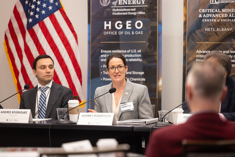 A/S Audrey Robertson attended the kick-off of @NETL_DOE's Critical ...
